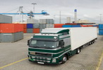 roll-on roll-off truck shipping overseas, ship commercial trucks internationally